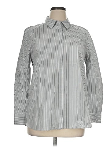 Lafayette 148 New York Long Sleeve Blouse (view 1)