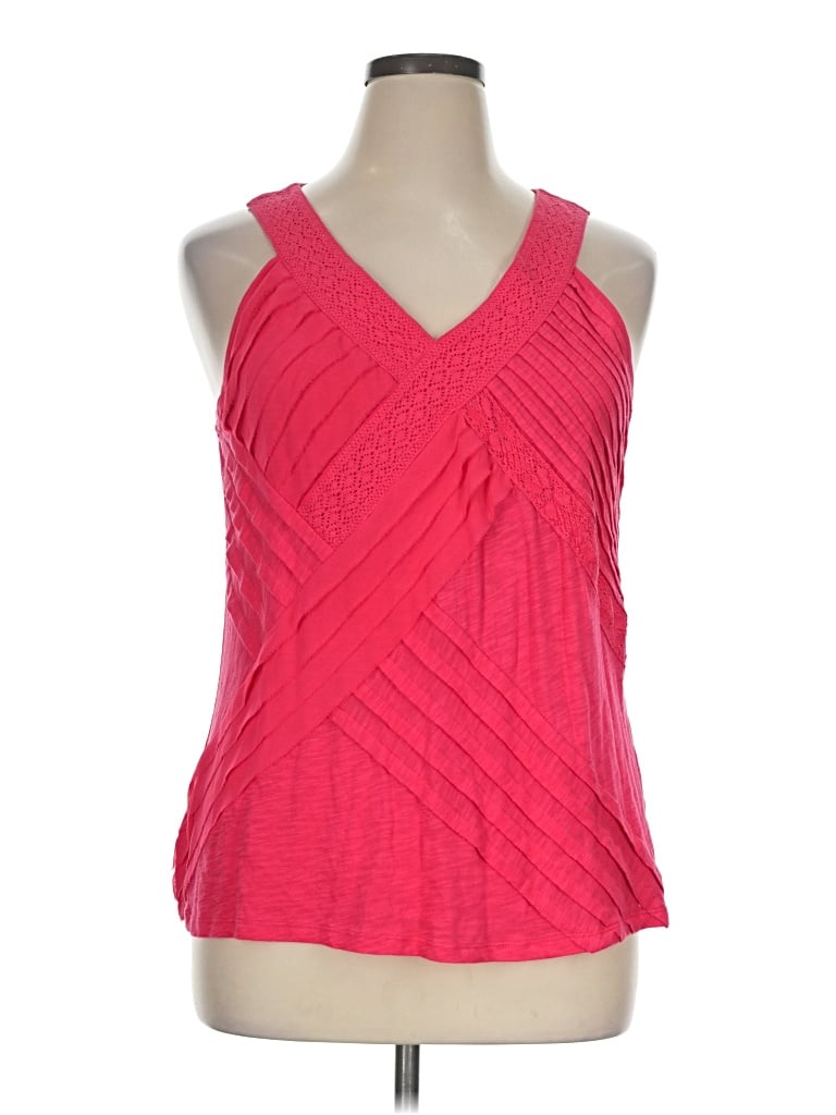 Pre-owned Elle Sleeveless Blouse In Pink