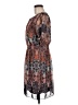 En Focus Studio 100% Polyester Paisley Brown Casual Dress Size 6 - photo 5