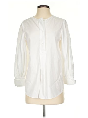 Massimo Dutti 3/4 Sleeve Button-Down Shirt (view 1)