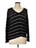Blu Pepper Stripes Black Pullover Sweater Size L - photo 1