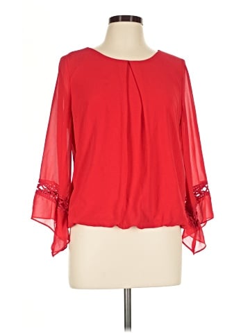B.wear 3/4 Sleeve Blouse (view 1)