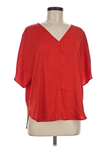 DKNY Short Sleeve Blouse (view 1)