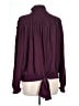 Venus 100% Polyester Burgundy Long Sleeve Blouse Size L - photo 2