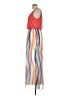 Bisou Bisou 100% Polyester Color Block Red Casual Dress Size 10 - photo 5