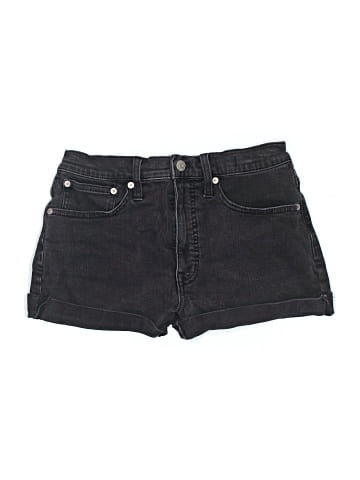 Madewell High-Rise Denim Shorts in Lunar Wash (view 1)