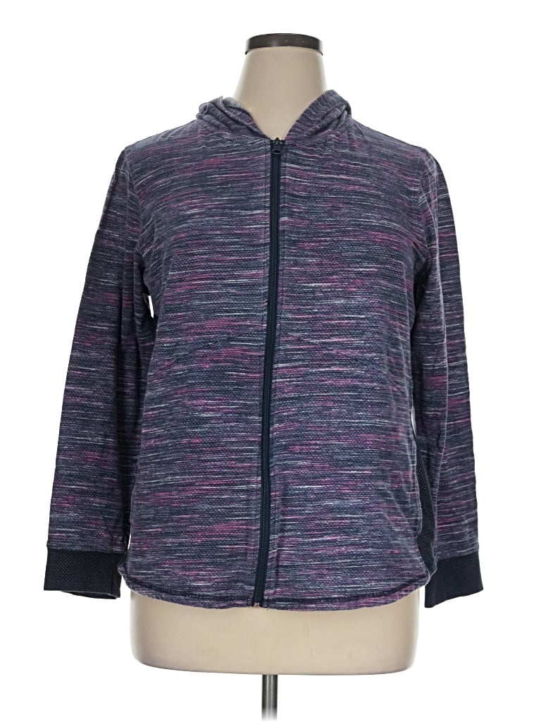 Pre-owned Christopher & Banks Jacket In Purple
