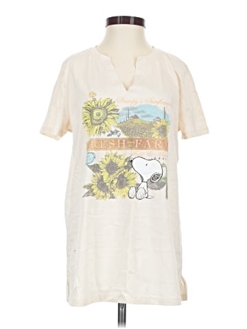 Peanuts Short Sleeve Henley (view 1)