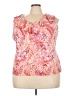 Basic Editions Pink Sleeveless Blouse Size 3X - photo 1