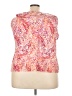 Basic Editions Pink Sleeveless Blouse Size 3X - photo 2