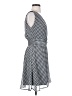 Bailey 44 100% Polyester Houndstooth Gray Casual Dress Size S - photo 4