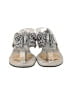 Donald J Pliner Silver Heels Size 10 - photo 2