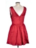Francesca's 100% Polyester Red Cocktail Dress Size L - photo 2