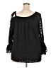 Cato 100% Polyester Black 3/4 Sleeve T-Shirt Size 18 - photo 2