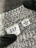 Gap 100% Cotton Metallic Gray Pullover Sweater Size XL - photo 6