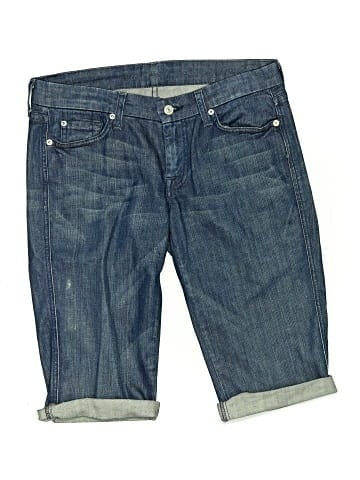 7 For All Mankind Denim Shorts (view 1)
