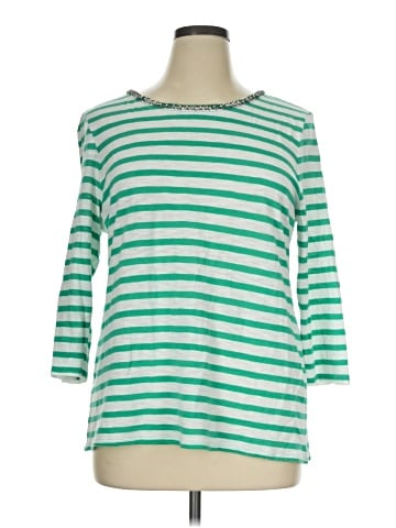 Chico's 3/4 Sleeve T-Shirt (view 1)
