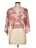 Daytrip Pink 3/4 Sleeve Blouse Size L - photo 1