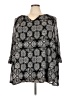 Catherines Silver 3/4 Sleeve T-Shirt Size 4X - photo 1