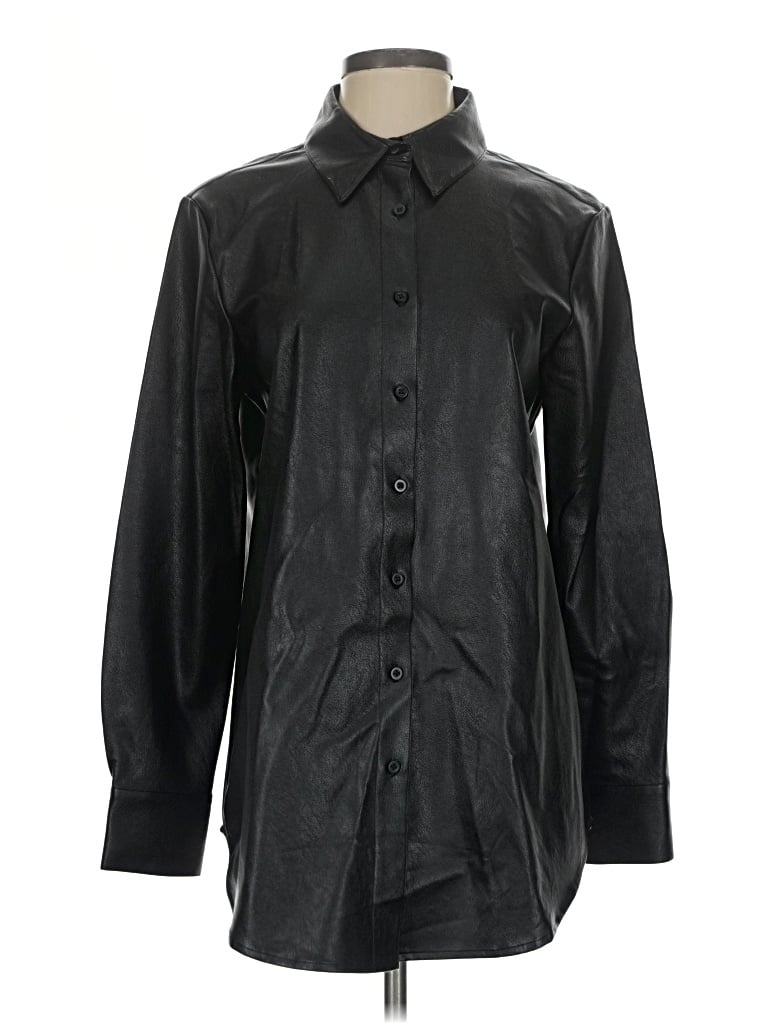 Pre-owned Commando Long Sleeve Blouse In Black