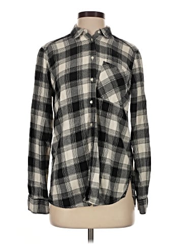 Express Long Sleeve Button-Down Shirt (view 1)