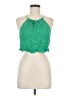 Lulus 100% Rayon Green Sleeveless Blouse Size M - photo 1
