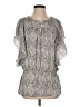 Essentials by Milano Silver 3/4 Sleeve Blouse Size S - photo 1