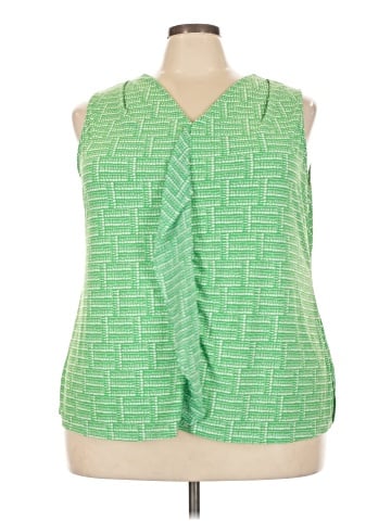 Roz & Ali Sleeveless Blouse (view 1)