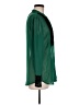 August Silk 100% Polyester Green Long Sleeve Blouse Size M - photo 4