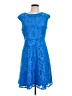 Brixon Ivy 100% Polyester Blue Cocktail Dress Size 10 - photo 1