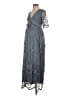 Pink Blush 100% Polyester Gray Cocktail Dress Size S - photo 1