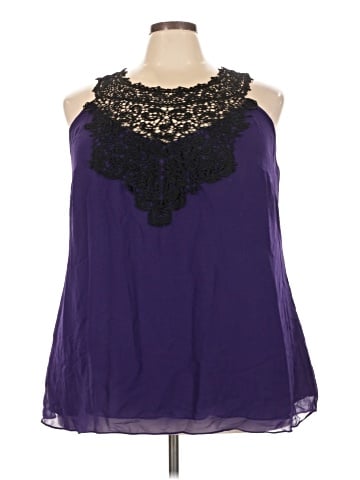 City Chic Sleeveless Blouse (view 1)
