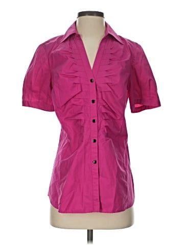 Lafayette 148 New York Short Sleeve Blouse (view 1)