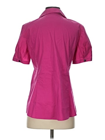 Lafayette 148 New York Short Sleeve Blouse (view 2)