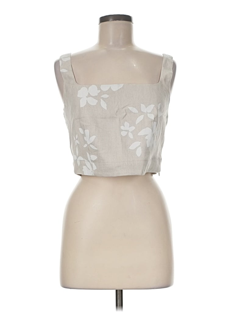 Ann Taylor Sleeveless Blouse In White