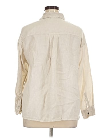 James Perse Long Sleeve Button-Down Shirt (view 2)