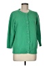 L.L.Bean 100% Cotton Green Cardigan Size M - photo 1
