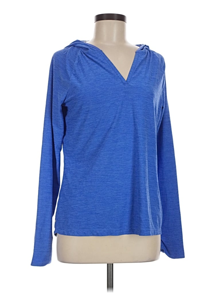 Pre-owned Danskin Now Long Sleeve T-shirt In Blue