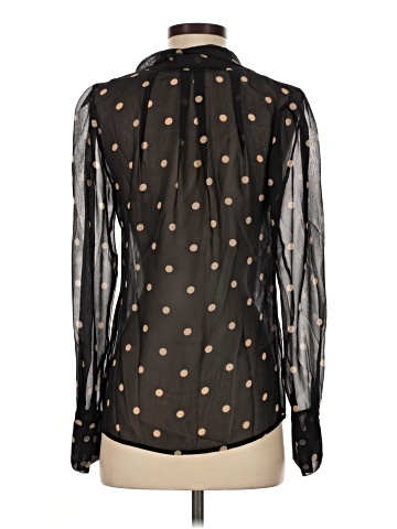 L.K. Bennett Long Sleeve Silk Top (view 2)