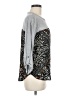 Rewind 100% Polyester Gray 3/4 Sleeve Top Size M - photo 4