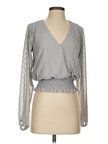 Q&A Long Sleeve Blouse (view 1)