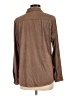 Notations Brown Long Sleeve Blouse Size L - photo 2