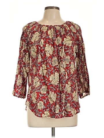 Chaps 3/4 Sleeve Blouse (view 1)