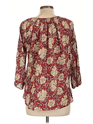 Chaps 3/4 Sleeve Blouse (view 2)