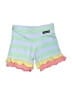 Matilda Jane Stripes Green Board Shorts Size 6 - photo 1