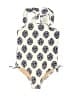 Crewcuts Paisley Ivory One Piece Swimsuit Size 4 - 5 - photo 1