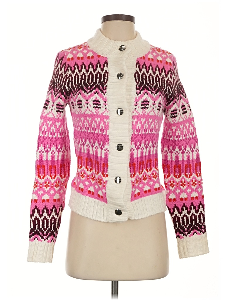 Pre-owned Talbots Cardigan Sweater In Pink