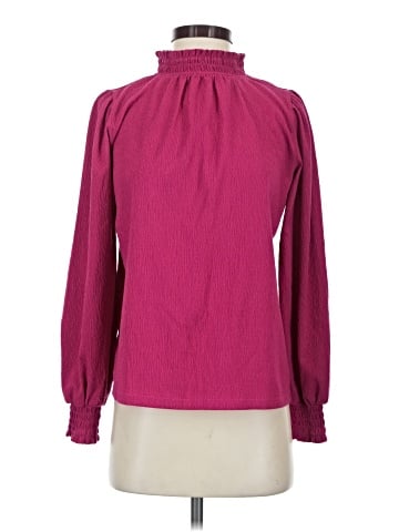 Ann Taylor Factory Long Sleeve Blouse (view 1)