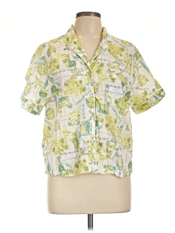 Calypso St. Barth Short Sleeve Blouse (view 1)