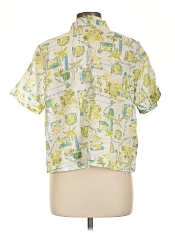 Calypso St. Barth Short Sleeve Blouse (view 2)